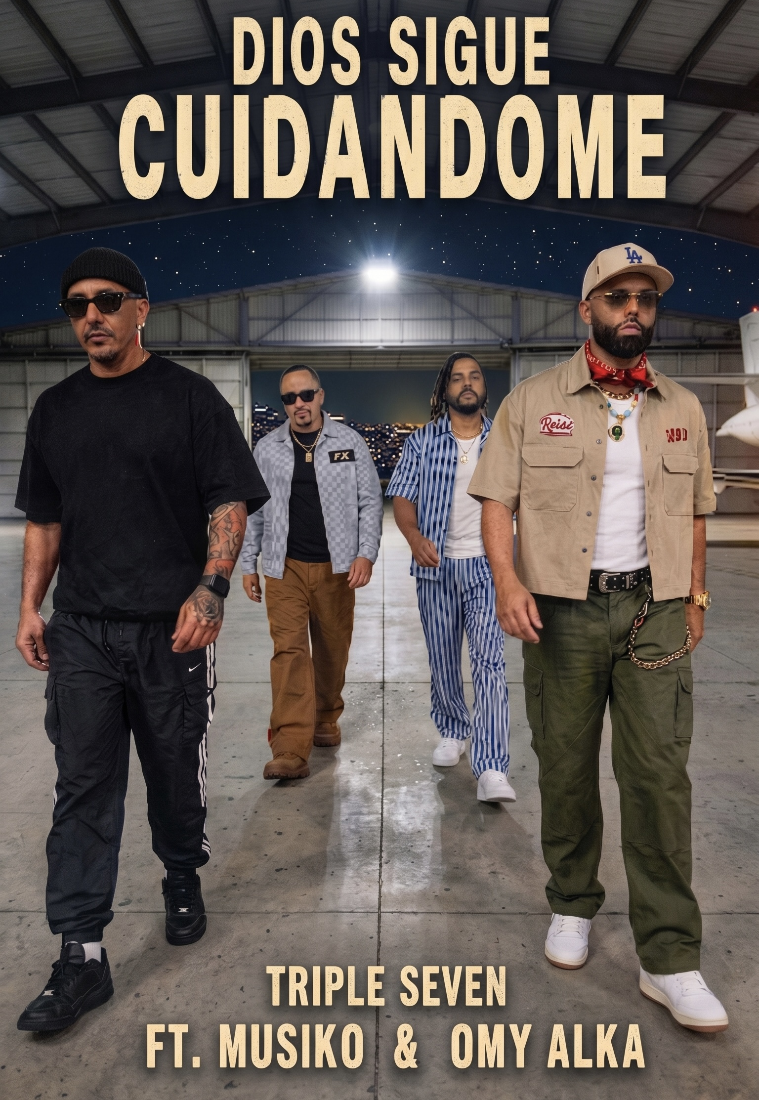 Triple Seven estrena el impactante video oficial de “Dios Sigue Cuidándome” junto a Musiko y Omy Alka