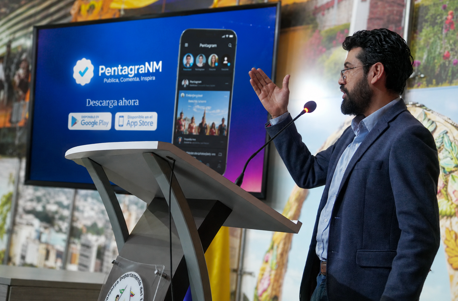Leví Chavarro Presentación al público de PentagraNM